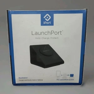 iPort Black LaunchPort BaseStation Mounts & Charges iPad via Inductive Charging - Picture 1 of 9