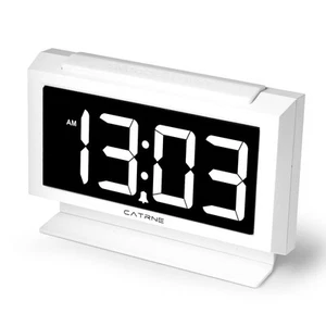Digital Alarm Clock for Bedroom,with 5.3" Large LED Time Display,0-100% Dimma... - Picture 1 of 7