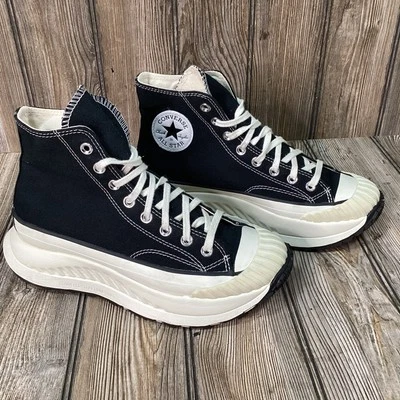 Converse Chuck Taylor 70 High Top Black Chunky Sneakers Womens Size 9 A03277C - Image 1 of 4