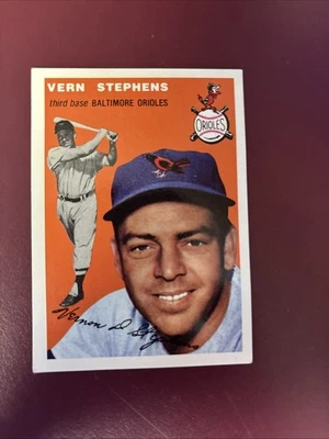 1994 Topps Archives The Ultimate 1954 Set - Vern Stephens #54 - Image 1 of 2