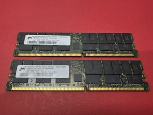 Micron Lot Of 2 1GB PC2700R DDR 333 CL2.5 ECC REG - Picture 1 of 4