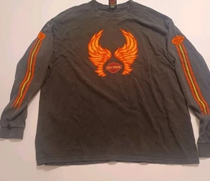 Harley Davidson Long Sleeve Shirt Men's 2XL Black From Grand Canyon Harley - Picture 1 of 7