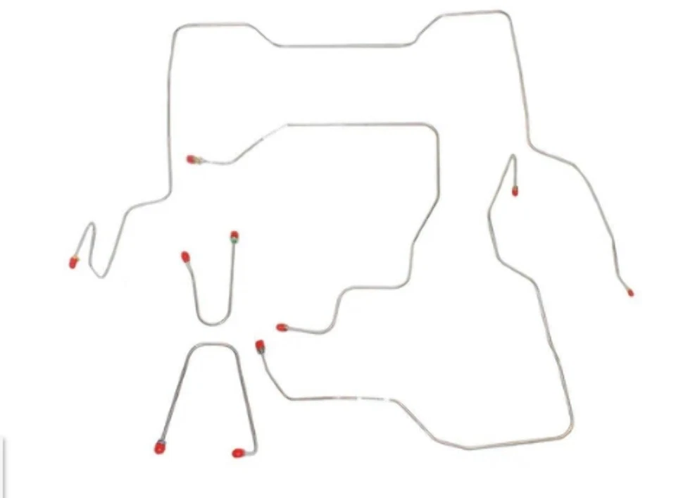 Kit de línea de freno para Ford F-250 Super Duty 2002-2004 plataforma corta doble cabina-CBK0085SS Foto 1 de 2