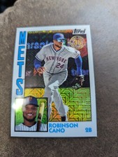 Robinson Cano 2019 Topps Series 2 Silver Pack Chrome 1984 T84-5 New York Mets