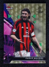 2021-22 Topps Finest UCL Extended Superfractor 1/1 Paolo Maldini #106
