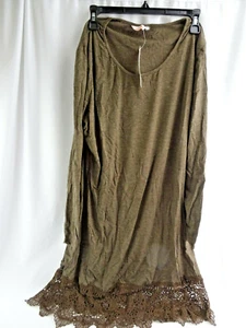 MiYang Women's Long Sleeve Dress - Size 2XL, Chocolate Brown - Picture 1 of 6
