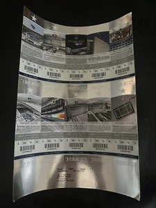 2009 DALLAS COWBOYS PROMOTIONAL INAUGURAL SEASON TICKET SHEET QTY AVAILABLE - Picture 1 of 6