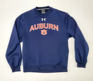 UNDER ARMOUR AUBURN NAVY PULLOVER SWEATSHIRT size XS - Picture 1 of 9