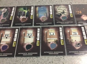 Walking Dead Season 4 Wardrobe Costume Cards Bundle M05/08/12/18/59/M10.3/6/7/8 - Picture 1 of 11