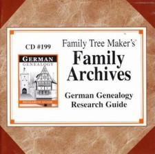 Family Tree Maker Archives German Genealogy Research Guide PC CD-ROM genealogy!