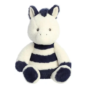 ebba - Contemporary Jungle - 13" Zipz Zebra Vibrant Baby Stuffed Animal - Picture 1 of 4