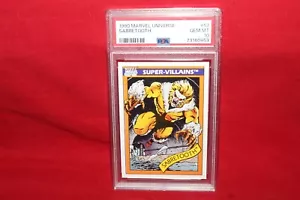 Marvel Universe Impel 1990 diente de sable #57 PSA 10 superhéroes - Imagen 1 de 4