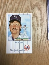 Series 2 Don Mattingly New York Yankees Postcard #5