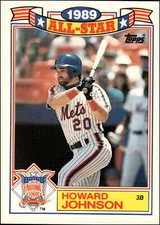 1989 Topps Glossy #4 Howard Johnson    New York Mets
