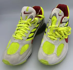 2000 Nike Zoom Air Ghost Racer Retro Tennis Shoes In Neon Yellow & Red with Box - Picture 1 of 17
