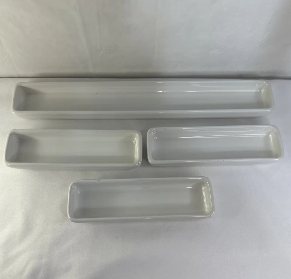 Pampered Chef Simple Additions Sushi Tray Set Of 4 dishwasher microwave safe - Image 1 of 1