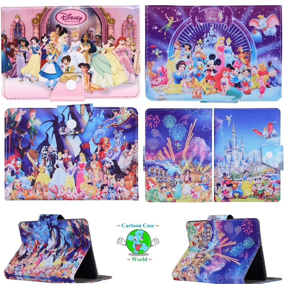 New Case for Amazon Fire 7 ( 7” inch size ) All popular Princesses standup Cover - Image 1 of 4