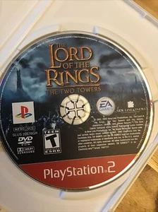 Lord Of The Rings Two Towers PS2  Disc Only And Blank Case No Art Used - Picture 1 of 2