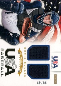 2012 USA Baseball 15U National Team Dual Jerseys #7 Chris Cullen/49