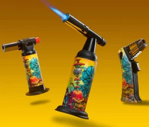 Special Blue Monster Butane Torch, Artist Series, We Have All 3 Available, New - Picture 1 of 9