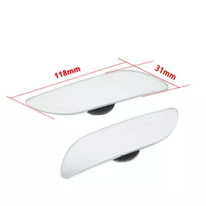 Espejo retrovisor deportivo ciego para coche lado del conductor 360° gran angular HD convexo vista trasera automática x2 - Imagen 1 de 9