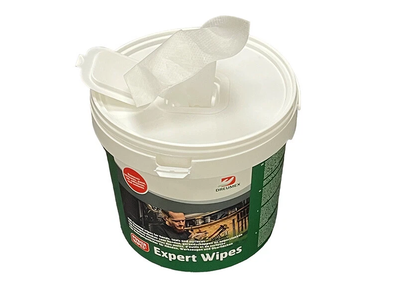 UNITED CLASSIC PARTS 130x Dreumex Expert Wipes Profi Reinigungstücher Feuchttücher Werkstatt ISO-9001