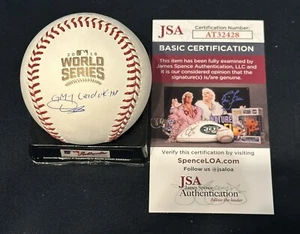Dexter Fowler Signed 2016 World Series Baseball Autographed Auto Cubs ~ JSA COA - Picture 1 of 2