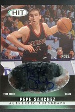  Pepe Juan Ignacio Sánchez Temple Autographed Signed 2000 Sage Rookie Card #A14