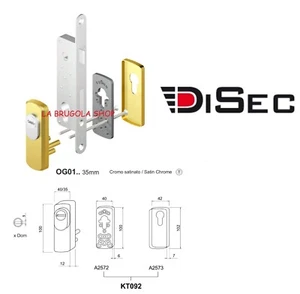 DISEC OG01D1 SCHUTZBLECH FÜR SCHMALPROFILE ALUMINIUM HOLZ - Bild 1 von 2