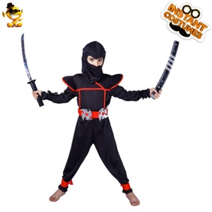  Boys Cosplay Cool Ninja Costume Kids Ninja Cosplay Suit for Party - Picture 1 of 9