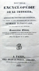 ENFANTINA / NEUE ENZYKLOPÄDIE / ABKÜRZUNG DER WISSENSCHAFT / 30 FIGUREN; 2 KARTEN / 1833 - Bild 1 von 11