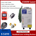 4 in 1 -1500W Laser Welder Laser Welding Machine Weld Rusty Remove Cut Cleaning