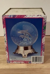 ELECO Water Globe Dolphins #EL-7043 - Picture 1 of 7