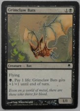 MAGIC THE GATHERING MTG 2004 DARKSTEEL BLACK GRIMCLAW BATS CREATURE CARD