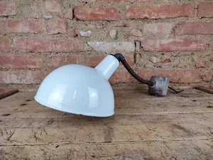 KE718 Wand Emaille Lampe/Außen Lampe/Industrie Lampe/Vintage - Bild 1 von 10