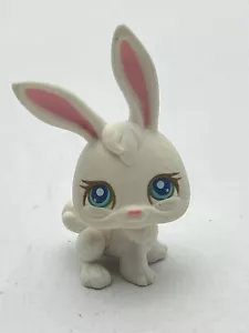 Hasbro Littlest Pet Shop 2004 #3 White Bunny Rabbit LPS figura de juguete - Imagen 1 de 5