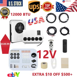 12000 BTU 12V Truck Cab Air Conditioner Split AC Fits Semi Trucks Bus RV Caravan - Imagen 1 de 13