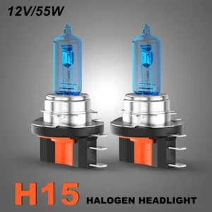 H15 Halogen Headlights High Beam DRL Bulbs For Mercedes-Benz Sprinter 2500 19-20 - Picture 1 of 12