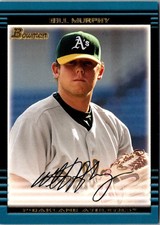 2002 Bowman Draft Picks & Prospects Gold Bill Murphy #BDP28 Oakland Athletics
