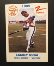 1989 Tulsa Drillers Sammy Sosa #24