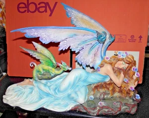 Nemesis Now Dreamer 34.5cm, Resin, Blue, One Size UNBOXED USED - Picture 1 of 7
