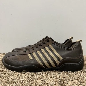 Y2K Vintage Steve Madden braune Leder Turnschuhe Rascals Styxx Größe 9,5 Freizeit - Bild 1 von 8