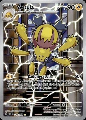 Pokemon Weiße Flammen Voltula 117/086 Near Mint deutsch - Bild 1 von 2