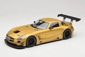 151113106 Mercedes SLS AMG C197 GT3 Street Gold Minichamps 1/18 - Picture 1 of 6