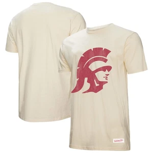 Men's Mitchell & Ness  Cream USC Trojans Vintage Tone T-Shirt - Picture 1 of 3