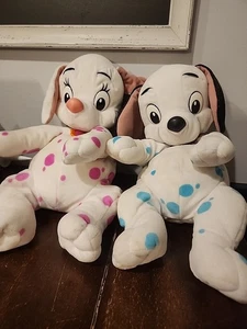 Lote Disney Peluche Cachorro Perro Dominó Azul Extraño Mattel 17" 101 102 Dálmatas - Imagen 1 de 19