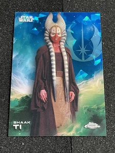 2025 Topps Chrome Sapphire Star Wars #165 Shaak Ti - Picture 1 of 2