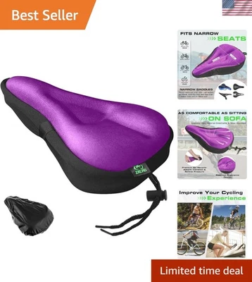 Cojín de asiento de bicicleta Ultimate Gel - Comodidad para todos los estilos de ciclismo Foto 1 de 4