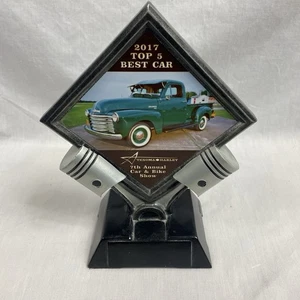 Car Show/Muscle Car Award Piston Trophy Texoma Harley Car and Bike Show 2017 - Picture 1 of 9