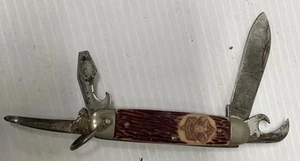 Imperial Provincial Boy Scouts BSA Pocket Knife Four Blade Vintage 1940-1950’s - Picture 1 of 17